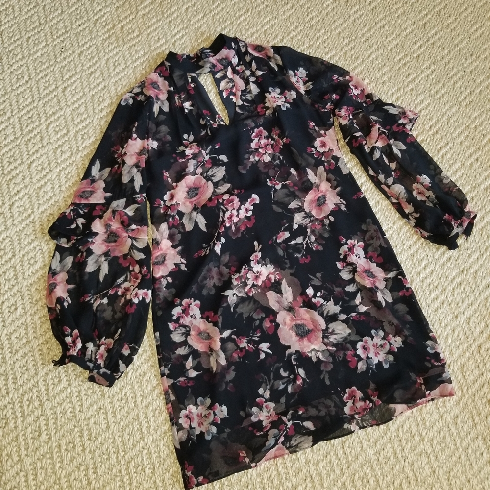 WHBM Floral Print Coctail dress S